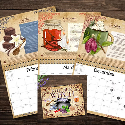2026 Kitchen Witch Spell Calendar Mythical Collectibles Calendars