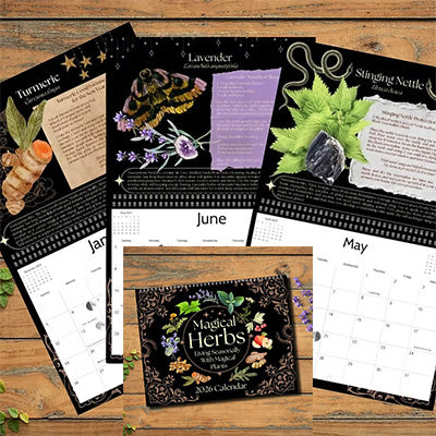 2026 Magical Herbs Spell Calendar Mythical Collectibles Calendars