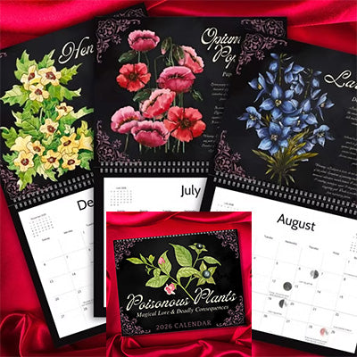 2026 Poisonous Plants Calendar Mythical Collectibles Calendars