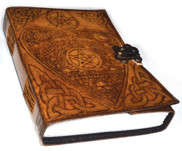 Ouija Board Planchette Leather Journal with LatchMythical Collectibles