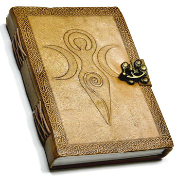 5" x 7" Goddess of Earth Embossed Leather Journal with LatchMythical Collectibles