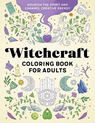 Witchcraft Coloring book for Adults Mythical Collectibles Books