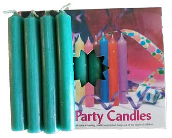 Dark Green Chime Candles - 20 pack Mythical Collectibles