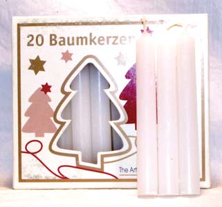 White Chime Candles - 20 pack Mythical Collectibles