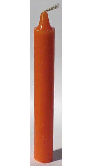 Orange Taper CandleMythical Collectibles
