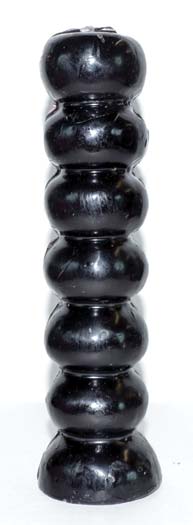 6 Black Seven Knob Candles Mythical Collectibles