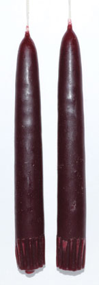 Dark Red Taper Candles - 2 pack Mythical Collectibles Candles