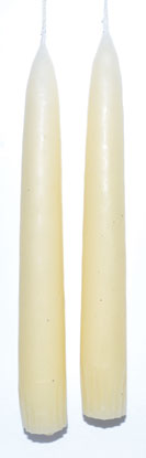 Antique White Taper Candles - 2 pack Mythical Collectibles
