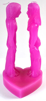 Pink Face to Face Candle Mythical Collectibles Candles