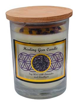 Healing Gem Stone Soy Candle Mythical Collectibles Candles