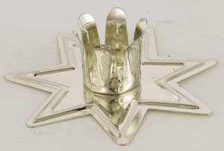 Silver Fairy Star Chime Candle Holder Mythical Collectibles Candle Holders