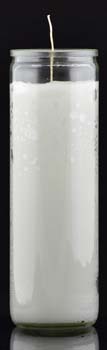 White 7-Day Jar CandleMythical Collectibles