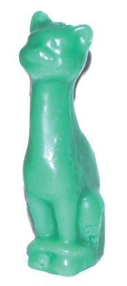 Green Cat Candle Mythical Collectibles Candles