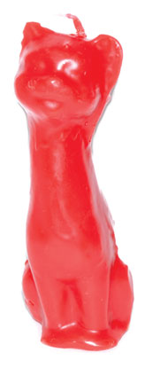 Red Cat Candle Mythical Collectibles Candles