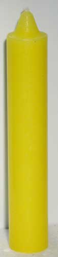 Yellow Pillar Candle Mythical Collectibles