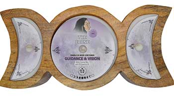 60 hr Crone Guidance & Vision triple moon Candle Mythical Collectibles Candles