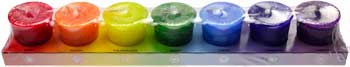 7 Pack Chakra Votive CandleMythical Collectibles