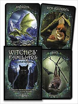Witches' Familiars Oracle Cards Meiklejohn-Free & Peters Tarot Cards