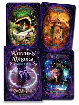 Witches' Wisdom Oracle Cards Meiklejohn-Free & Peters Tarot Cards