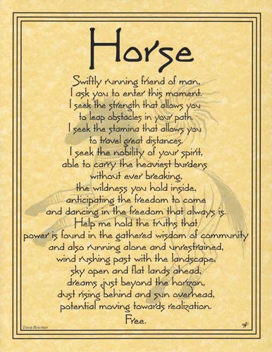 Horse Prayer Poster Mythical Collectibles Posters