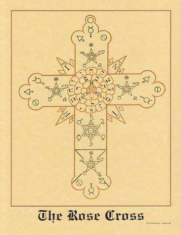 Rose Cross Poster Mythical Collectibles Posters