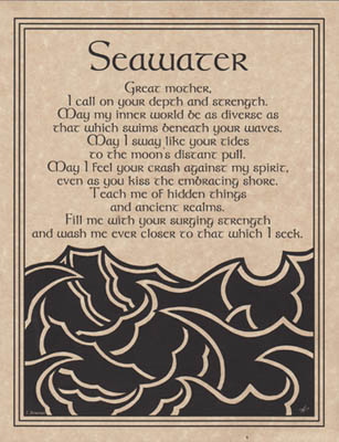 Seawater Prayer Poster Mythical Collectibles Posters