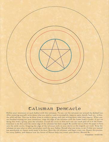 Talisman Pentacle Poster Mythical Collectibles Posters