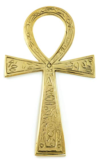 Brass Ankh 6"Mythical Collectibles