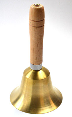 Brass Hand Bell 6"Mythical Collectibles