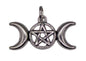 Triple Moon Pentagram amuletMythical Collectibles