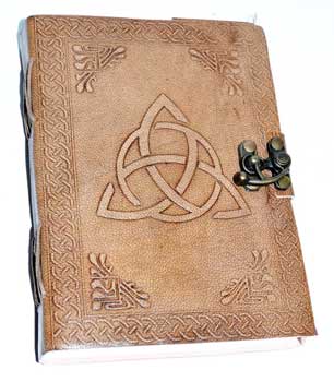 Triquetra Leather Journal with LatchMythical Collectibles