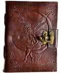 Fairy Moon Leather Black Book with LatchMythical Collectibles