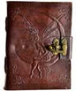 Fairy Moon Leather Black Book with LatchMythical Collectibles