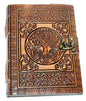 5" x 7" Tree of Life Embossed Leather Journal withlatch Mythical Collectibles