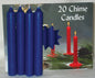 Dark Blue Chime Candles - 20 pack Mythical Collectibles Candles