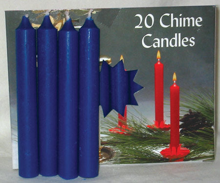 Dark Blue Chime Candles - 20 pack Mythical Collectibles