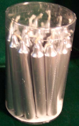 Silver Chime Candles - 20 pack Mythical Collectibles Candles