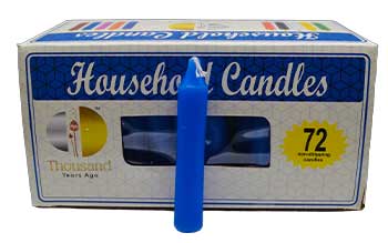 Blue Taper Candles (set of 72) Mythical Collectibles Candles
