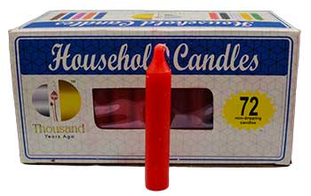 Red Taper Candles (set of 72) Mythical Collectibles Candles