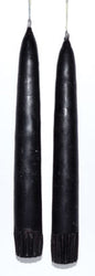 Black Taper Candles - 2 pack Mythical Collectibles Candles