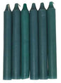 Green Taper Candles (set of 6) Mythical Collectibles Candles