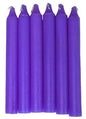 Purple Taper Candles (set of 6) Mythical Collectibles Candles