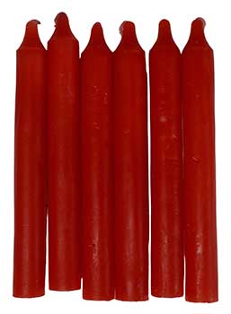 Red Taper Candles (set of 6) Mythical Collectibles Candles