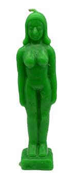 Green Woman Candle Mythical Collectibles Candles