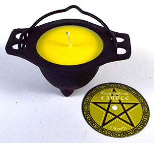 Citronella Candle in cauldron Mythical Collectibles Candles
