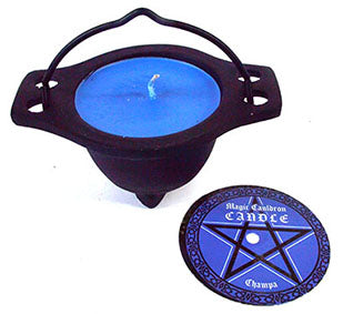 Nag Champa Candle in cauldron Mythical Collectibles Candles