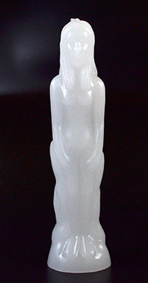 White Female Candle Mythical Collectibles Candles