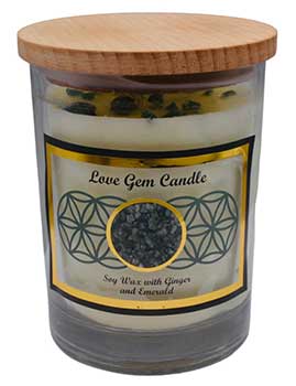 Love Gem Stone Soy Candle Mythical Collectibles Candles