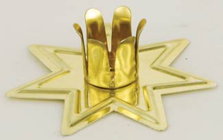 Gold-toned Fairy Star Chime Candle HolderMythical Collectibles