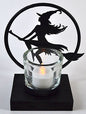 Witch by Moonlight Tealight Candle Holder Mythical Collectibles Candle Holders